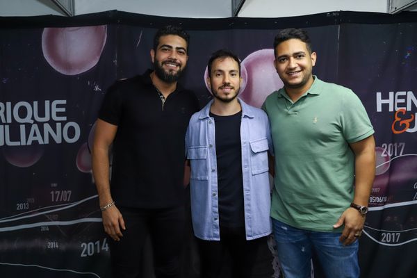 Henrique, Fred Rezende e Juliano por Leo Gurgel