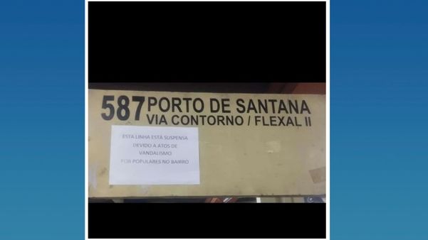 Ônibus é queimado e nove são apedrejados em Cariacica