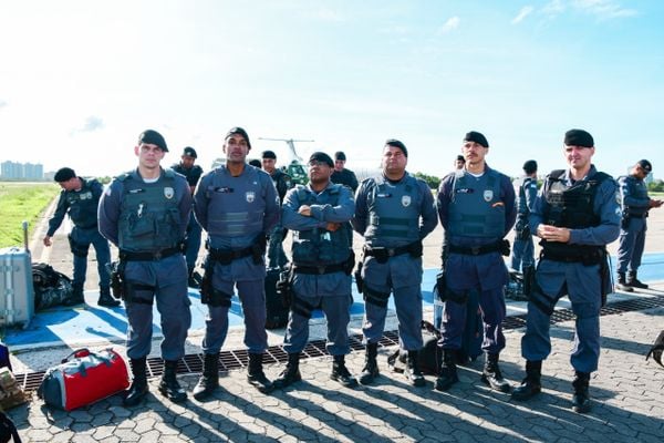 Militares do ES embarcam para Brasília após ataques por Divulgação | Sesp