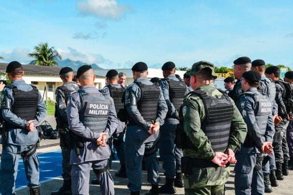 Militares do ES embarcam para Brasília após ataques por Divulgação | Sesp