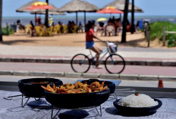 Restaurantes que servem moqueca de frente para o mar | Berro D'água, em Jacaraípe