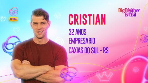 BBB 22: Cristian é integrante da Pipoca