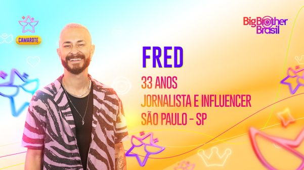 BBB 23: Fred é integrante do Camarote