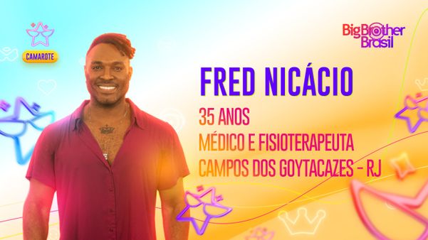 BBB 23: Fred Nicácio é integrante do Camarote