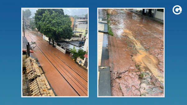 Chuva forte atinge bairros de Cachoeiro de Itapemirim