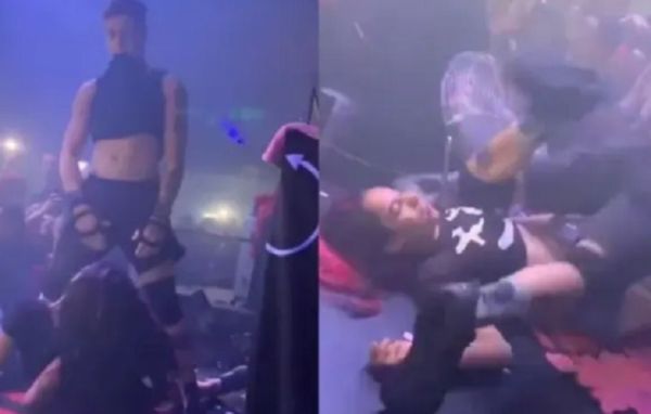 Jonas Kaik, dançarino de MC Pipokinha, deu um chute no rosto de uma garota convidada a fazer uma coreografia. Após o incidente, a moça desmaiou