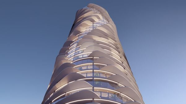 Prédio mais alto de Vitória terá piscina com borda infinita no último andar por Grand Construtora 