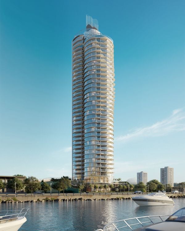 Prédio mais alto de Vitória terá piscina com borda infinita no último andar por Grand Construtora 