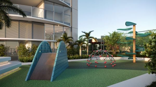 Prédio mais alto de Vitória terá piscina com borda infinita no último andar por Grand Construtora 
