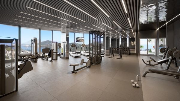 Prédio mais alto de Vitória terá piscina com borda infinita no último andar por Grand Construtora 