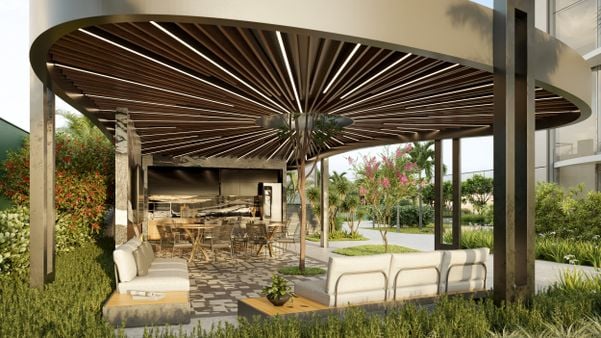 Prédio mais alto de Vitória terá piscina com borda infinita no último andar por Grand Construtora 