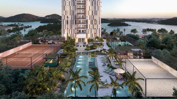 Prédio mais alto de Vitória terá piscina com borda infinita no último andar por Grand Construtora 