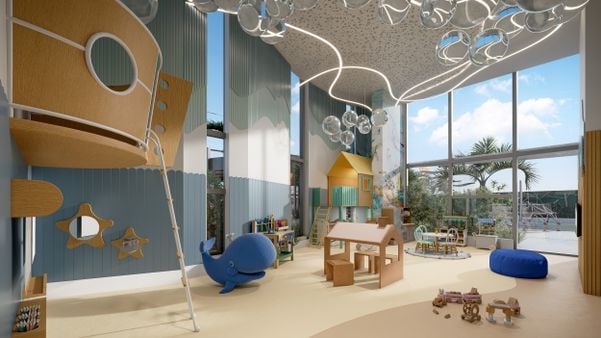 Prédio mais alto de Vitória terá piscina com borda infinita no último andar por Grand Construtora 