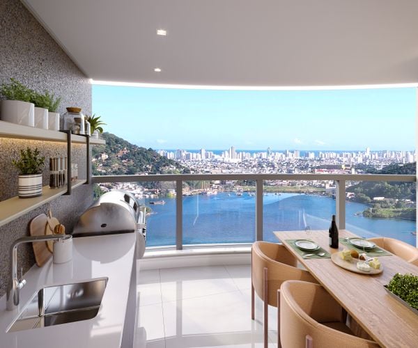 Prédio mais alto de Vitória terá piscina com borda infinita no último andar por Grand Construtora 
