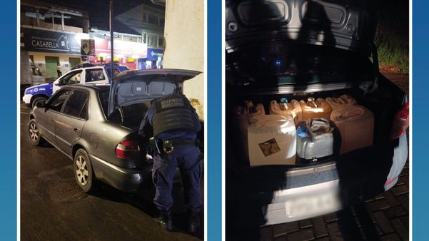 Gasolina irregular apreendida pela Guarda Municipal