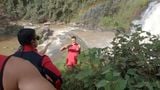 Bombeiros fazem busca por homem desaparecido em cachoeira (Humberto Rocha)