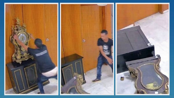 Imagens inéditas das câmares de segurança do Palácio do Planalto mostram a destruição promovida por extremistas bolsonaristas