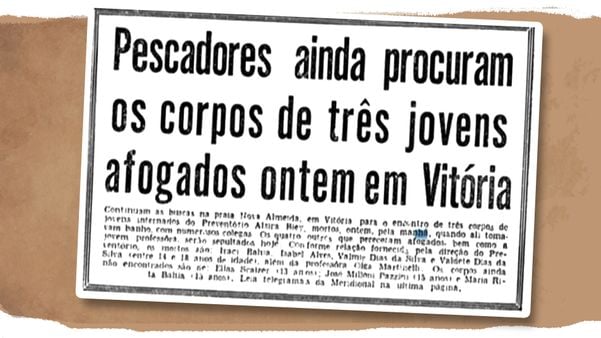 Reportagem do jornal Diário da Noite de 12 de outubro de 1959 