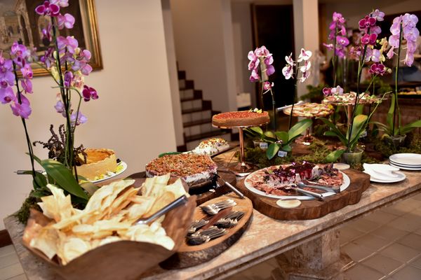 Mesa do bufê de aniversário de Tereza Aragão