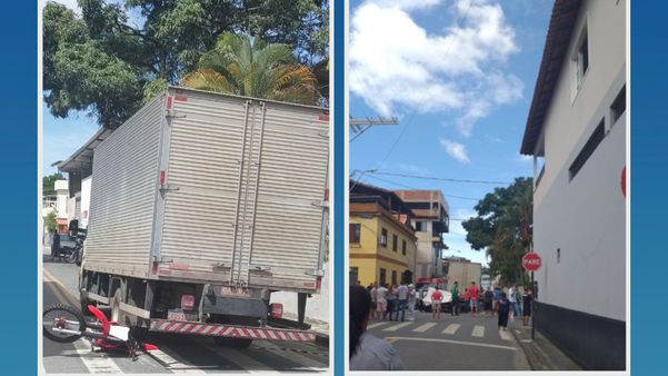 Motociclista morre em acidente no centro de Rio Novo do Sul 
