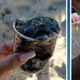 Imagem - Manchas de óleo são encontradas em praia de São Mateus