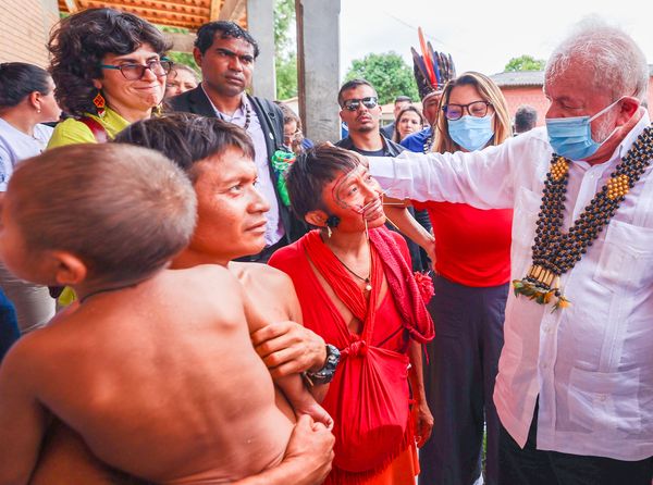 Presidente da República, Luiz Inácio Lula da Silva, visitou a população Yanomami em Boa Vista (RR)
