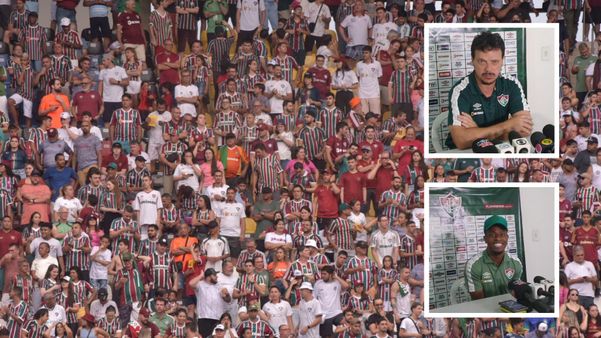 Mais de 11 mil torcedores encheram as arquibancadas do Kleber Andrade para o jogo do Fluminense