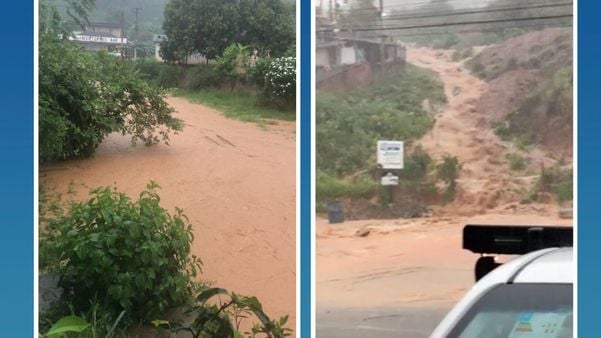 Chuva atingiu os municípios de Itaguaçu e Itarana