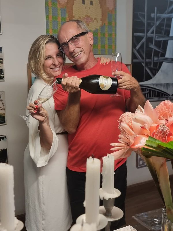 Stella Miranda e Léo Bahia