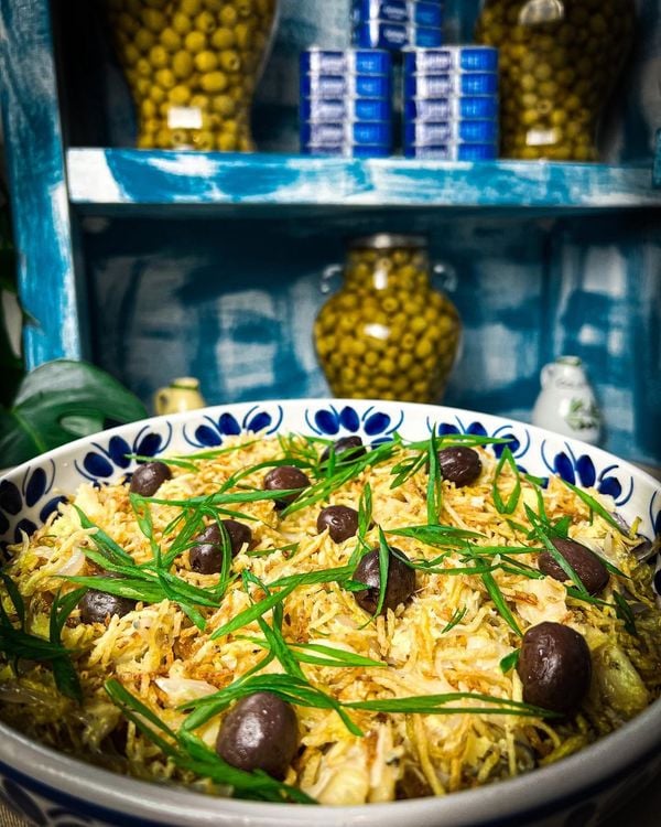 Bacalhau à Brás do restaurante Casa Portuguesa, em Vitória por Casa Portuguesa/Divulgação