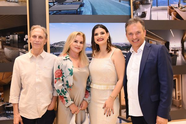 José Carlos Zamprogno, Marlene Miranda, Joana e Rodrigo Barbosa