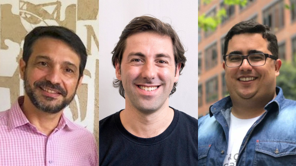 Cesar Leite, Emiliano Agazzoni e Leonardo Carraretto debatem as oportunidades na formação de comunidades