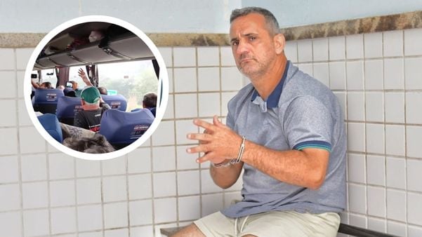 Valfrido Chieppe Dias, preso pela Polícia Federal, foi responsável por alugar ônibus que levou golpistas a Brasília
