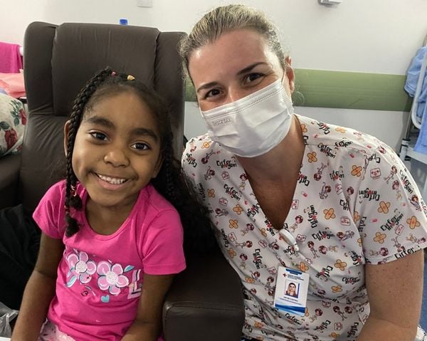 Yasmim venceu pneumonia grave após dois meses internada no Himaba por Divulgação | Himaba