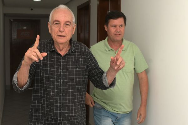  José Esmeraldo (PDT) e Dary Pagung (PSB) participaram de reunião de apoiadores de Marcelo Santos (Podemos) na disputa pela presidência da Assembleia por Fernando Madeira