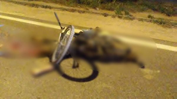 Ciclista morreu atropelado na BR 101 em Viana