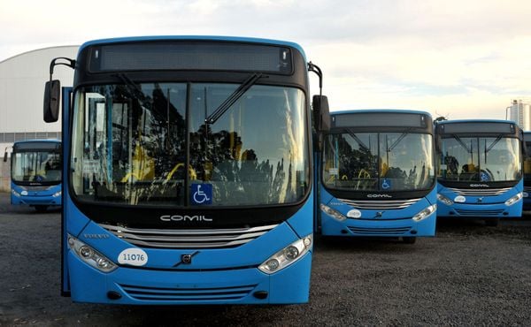Garagem da Viação Metropolitana, onde foram apresentados os novos ônibus do Sistema Transcol, localizada em vila Velha