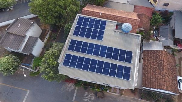 Placa de geração de energia solar