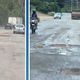 Imagem - Buraco para todo lado: as condições da ES 264 em Santa Maria de Jetibá