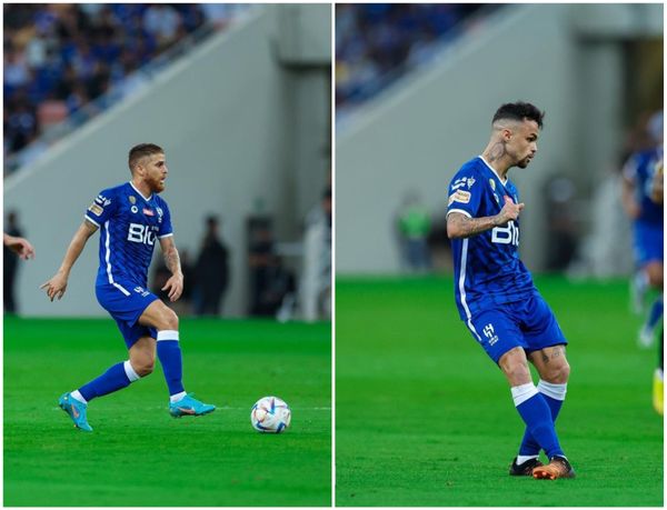 Cuellar e Michael em ação pelo Al-HIlal