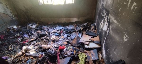 Incêndio atinge casa e deixa moradora ferida em Mimoso do Sul