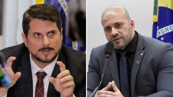 Senador capixaba Marcos do Val (Podemos) e ex-deputado Daniel Silveira (PTB-RJ) trocaram mensagens sobre trama golpista