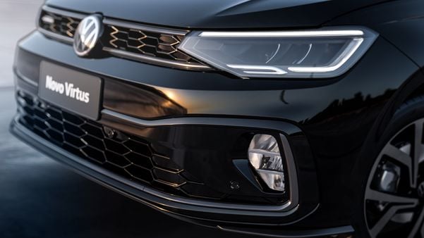 Virtus recebe novo conjunto de faróis e iluminação de neblina em LED de série para todas as versões por Volkswagen/Divulgação