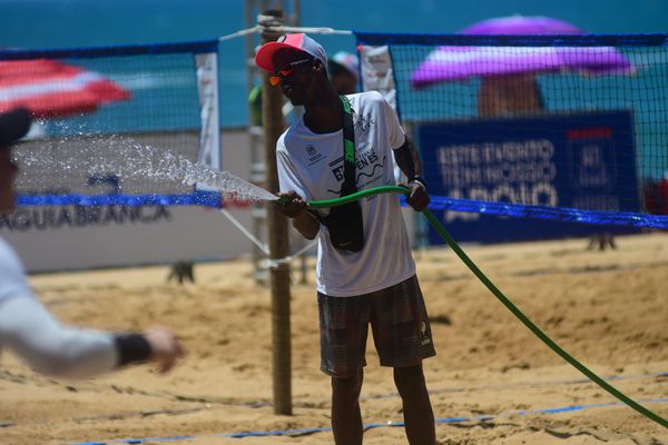 Campeonato de beach tênis disputado na Praia da Costa por Vitor Jubini