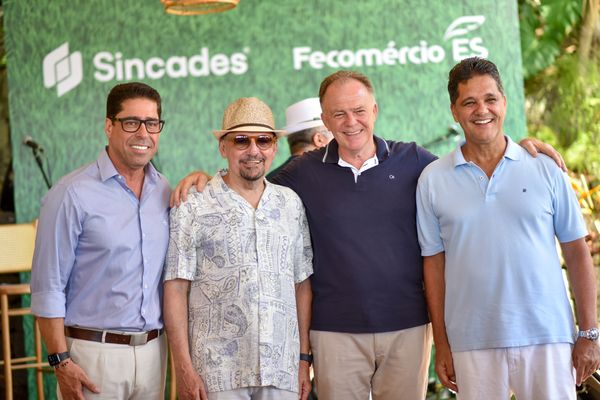 Marcelo Santos, Ildalberto Moro, Renato Casagrande e Ricardo Ferraço