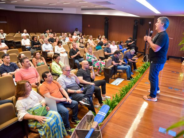 Apresentação dos resultados de 2023 e palestra por Rodrigo Gavini