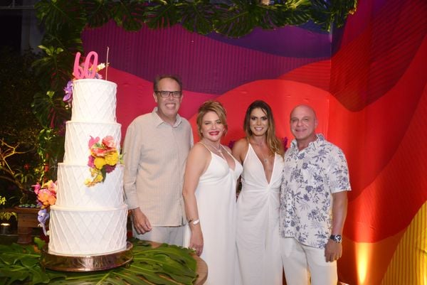 Rodrigo Dessaune, Luciana Júdice, Flavia Ferraço e Macário Júdice