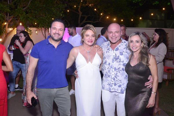 Rodrigo, Luciana, Macário e Tatiana Júdice