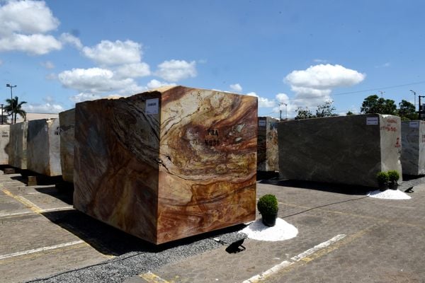 Vitória Stone Fair, feira do seguimento de mármores e granitos, no Pavilhão de Exposições de Carapina, Serra por Carlos Alberto Silva