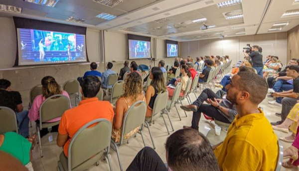 Representantes do mercado de publicidade e marketing participaram do evento "A Evolução da TV Aberta - TV 3.0". Crédito: Henrique do Carmo